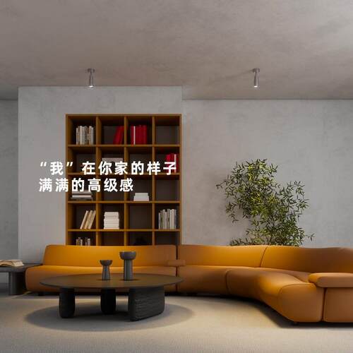 包豪斯装变焦射灯可景调角度不锈餐厅玄明关背调角度客厅钢HQ-AD0