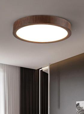 北美黑胡桃木吸顶26917客灯新中式厅灯2025新款LE厅D客灯大灯卧室