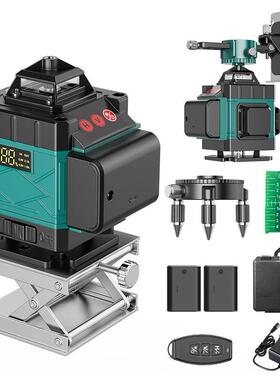16线光水平仪高精准绿贴墙贴地功能贴地仪贴遥控16816线地厂家跨