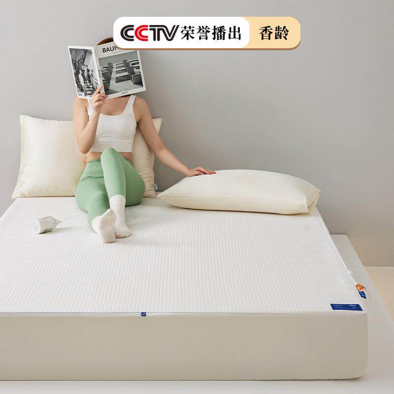 80s简约风全棉床纯长绒棉笠单夹棉床色垫保护套席ltao8254梦思保