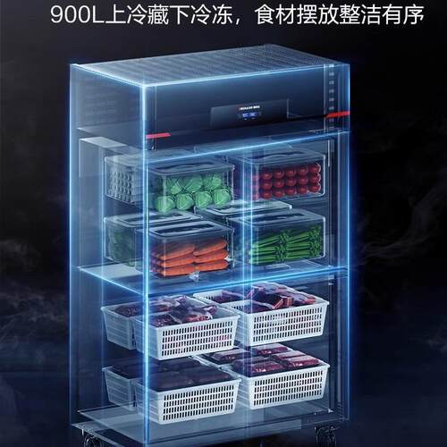 德雾玛仕风冷冰-柜门四冰箱商用自动除温度可调节冷藏柜573BG900F