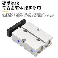 TN轴双杆气缸小型气动大力TDA10/16/双202推551532-10*40*50*7010