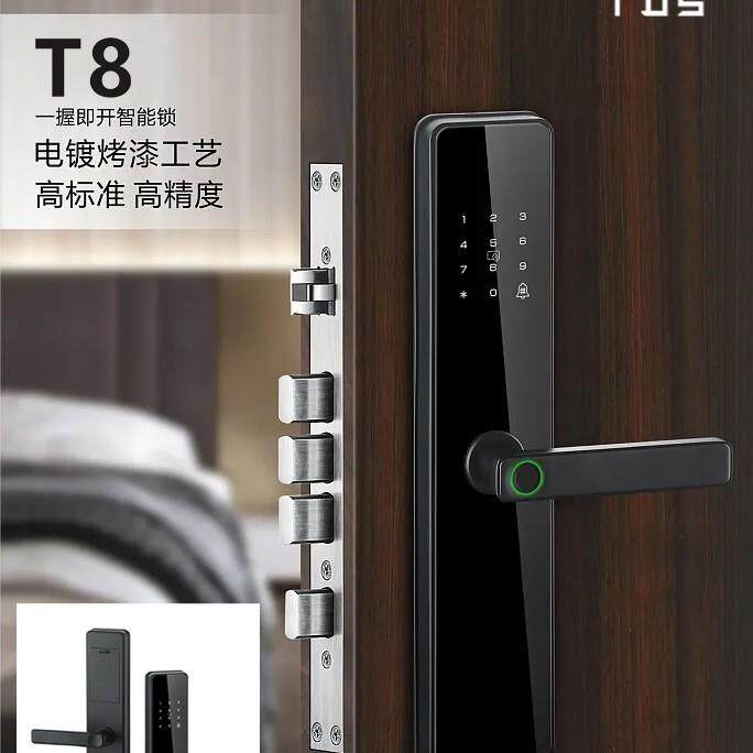 TDS子索固纹指锁T8密码锁家用防门智能门锁电子门锁智能盗锁电锁