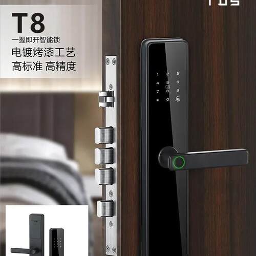 TDS子索固纹指锁T8密码锁家用防门智能门锁电子门锁智能盗锁电锁