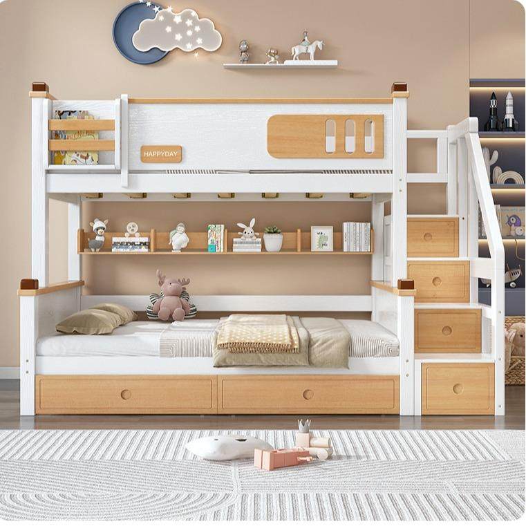 上下高铺023双层床可实木子母床经济全型床儿童低床拆分两层上下