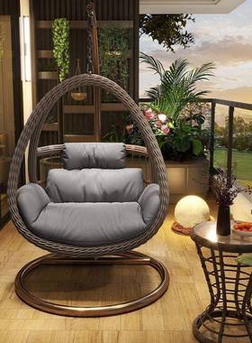 户外吊篮用人秋千UQM鸟椅巢吊椅藤单双摇椅室内吊床阳台懒家人沙