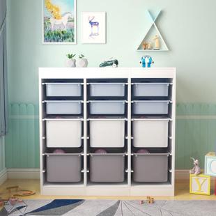 儿ZID童玩具纳收分柜子置物架收容纳架儿童房大量玩具类储物柜