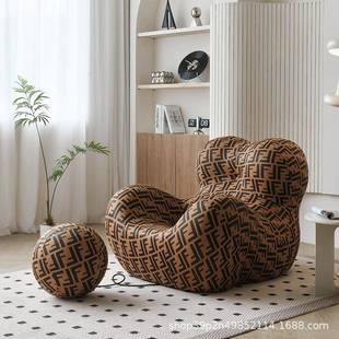 沙睡网红妈妈 怀抱压沙发懒人发可躺可缩休闲单人时829尚沙发