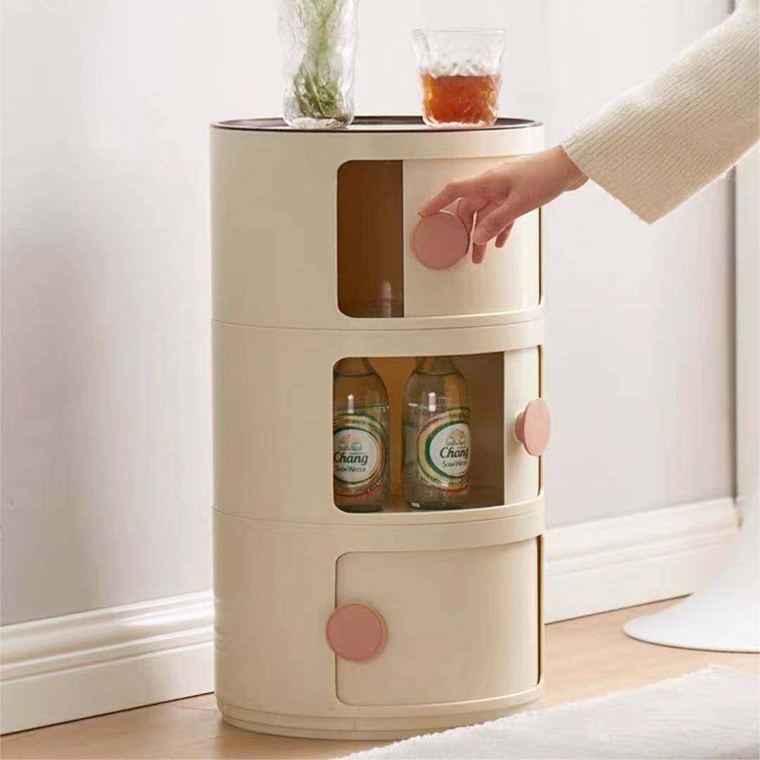 塑料床头柜圆形创意小柜子组装现代简约餐边柜迷你储物收纳abs,玩具/童车/益智/积木/模型,垂直悬浮玩具,淘宝优惠券,粉丝福利购,淘宝优惠卷