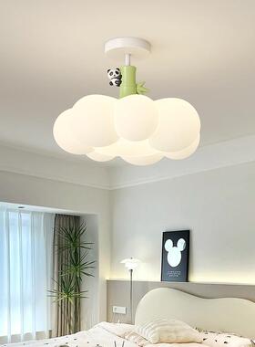 云朵卧室灯全光谱护奶油风吸顶灯男孩孩新66825款普瑞眼儿童女灯