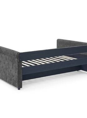 带10294绒滚轮软垫发簇沙床发的沙床