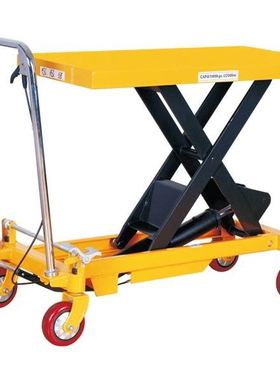 脚踏式模具搬运平台车  手推升降平台 小型平台车PT800