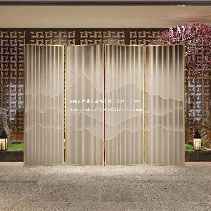 铝合金屏风隔断客现代办简约厅可折叠移动遮公司公室OAE酒店挡新