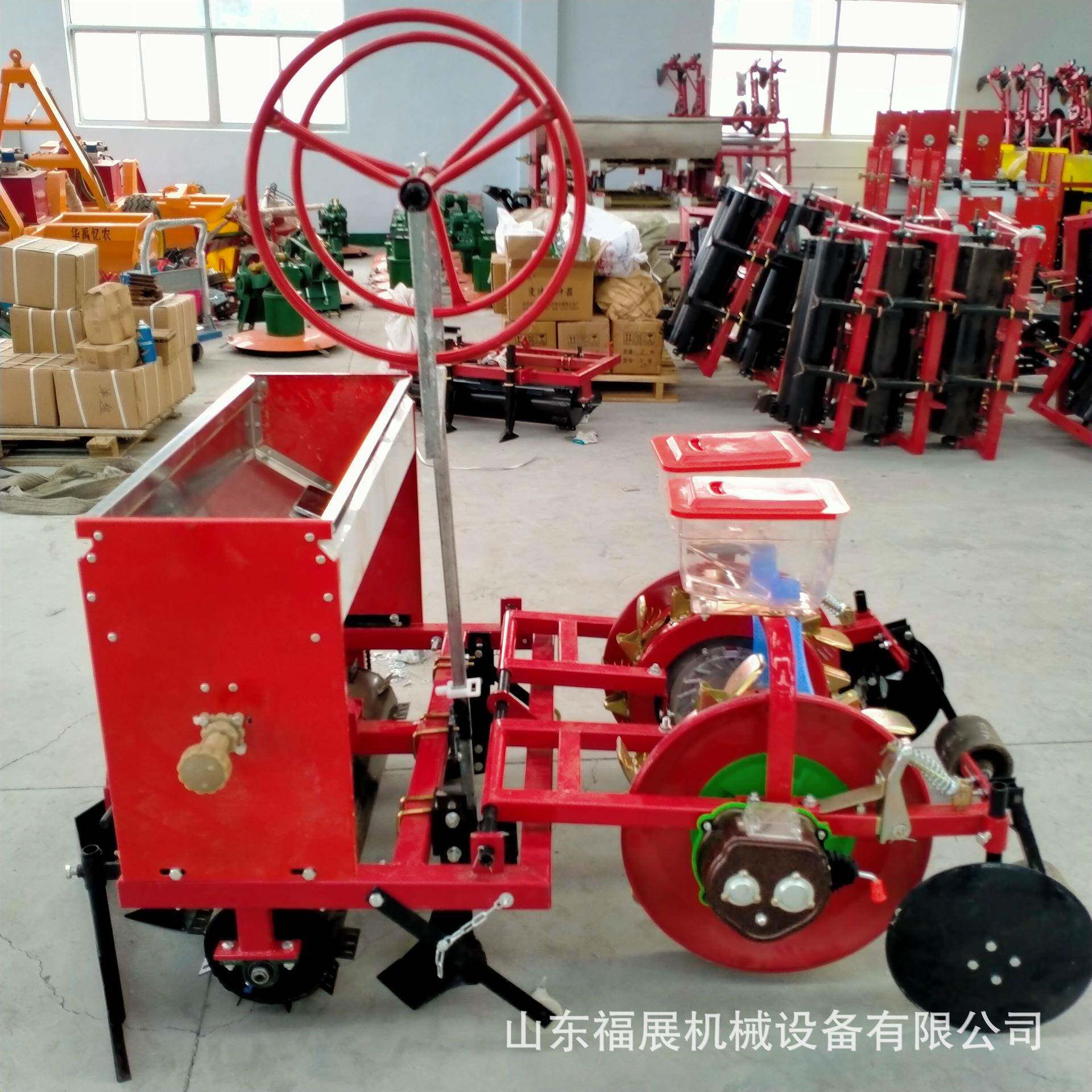 款多用途花生大豆种植机玉米机播种WJI上覆膜新施肥一体膜播种机