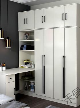 书桌柜一体小CWF衣户型衣橱约多功能组合柜现带做简转角