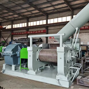 恒德630型橡胶精细磨粉机 废旧轮胎胶块破碎机