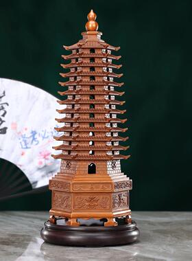 紫铜文昌塔摆件13层送孩子金榜题名学生书房书桌用心家居摆设礼物