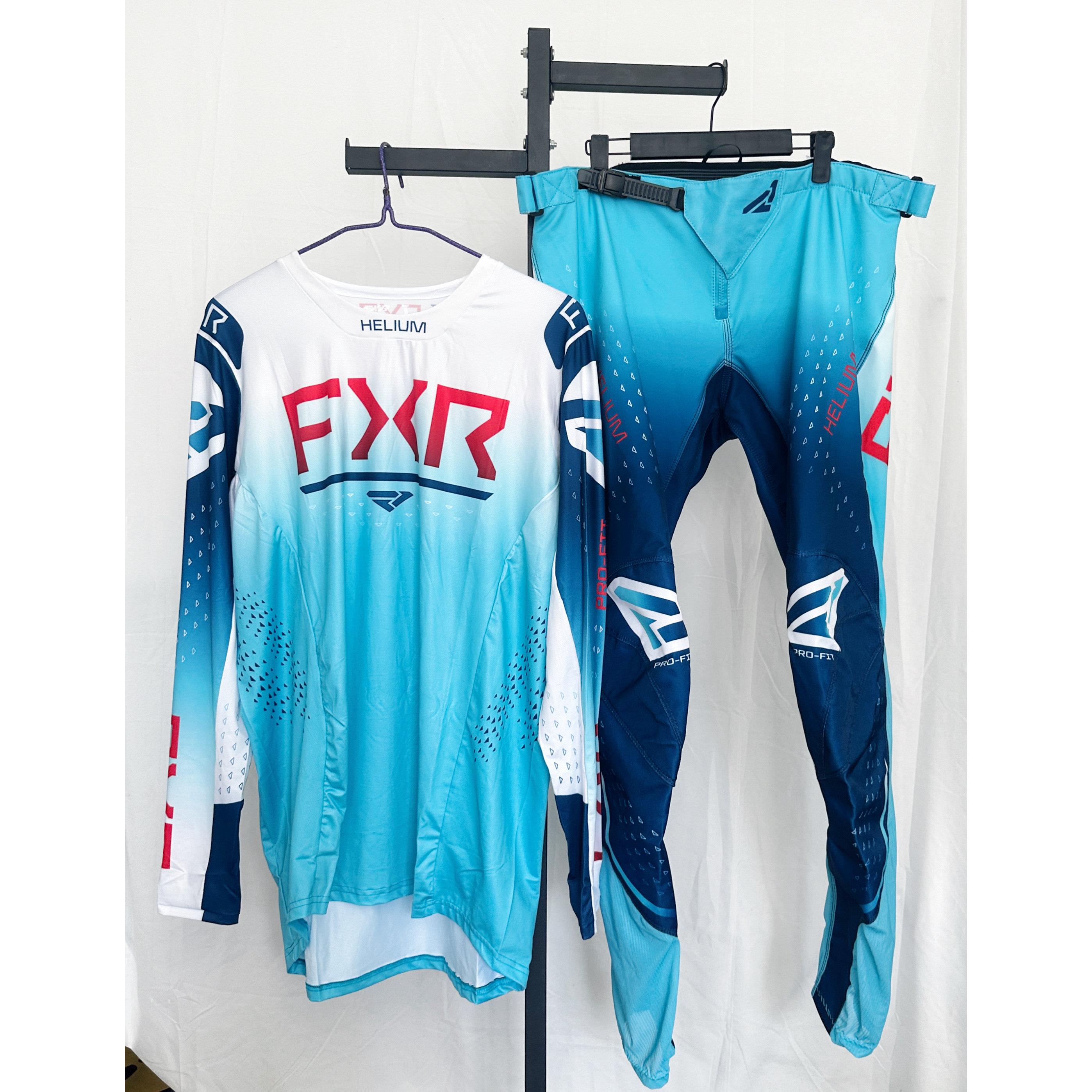 新款越野摩托车骑行服套装男款机车赛车衣服夏季速降装备