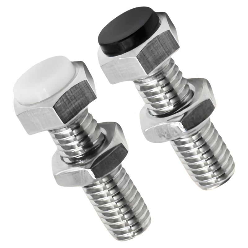 TDB71不锈钢螺栓 肩型 标准直杆型 聚氨酯挡块螺丝SUST6/8-15 -60