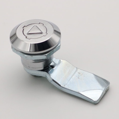 圆柱锁XAS35/XAS03消防栓柜锁电柜防水锁 锌合金三角转舌锁