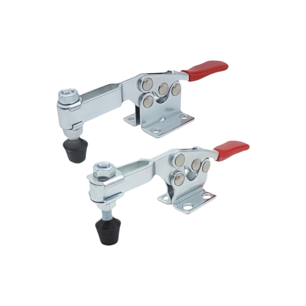 S隆 TCHF3 TCHF3S TCHF4 TCHF4S 卧式把手型快速夹钳-法兰底座型