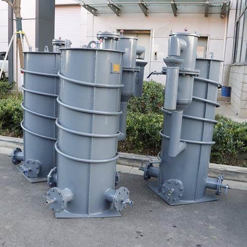 煤气管道冷凝水排水器 水封高度4080mm 带闸阀保温