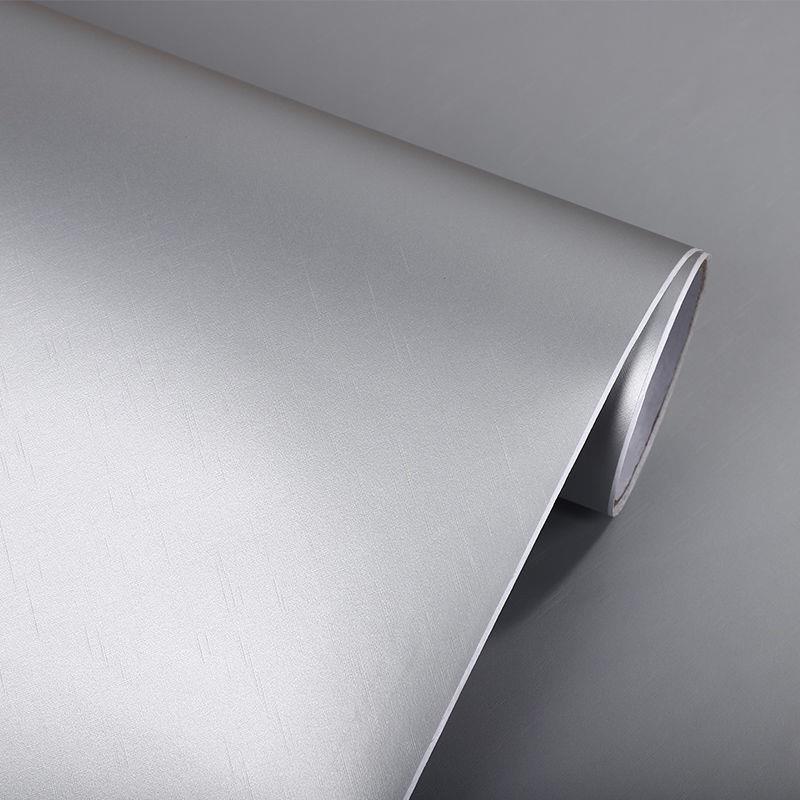 银色菱格灰色贴纸自粘柜子家具仿不锈钢金属防水贴纸厨房厨房台面