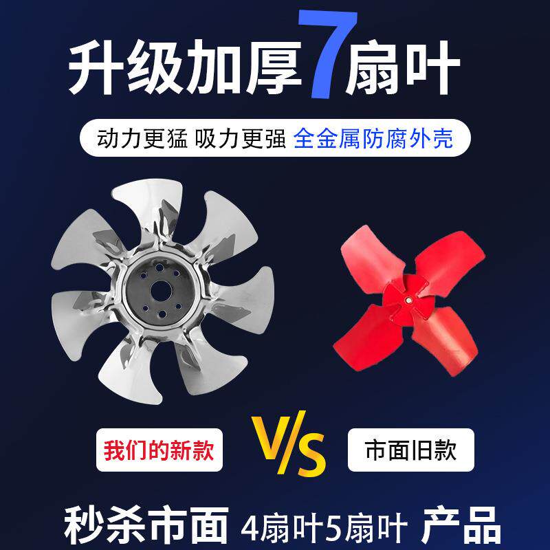 直筒双款排气扇工GJJ厨房用业抽风机向家强力静音换气扇卫生间排