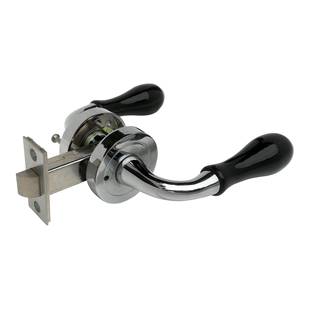 陶瓷锁把手锁木门锁卫生间双侧门锁房门锁white door handle