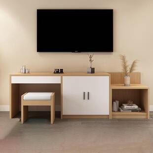 家具酒店宾馆电视柜标间全套家具简约现代电脑桌公寓旅馆行李柜