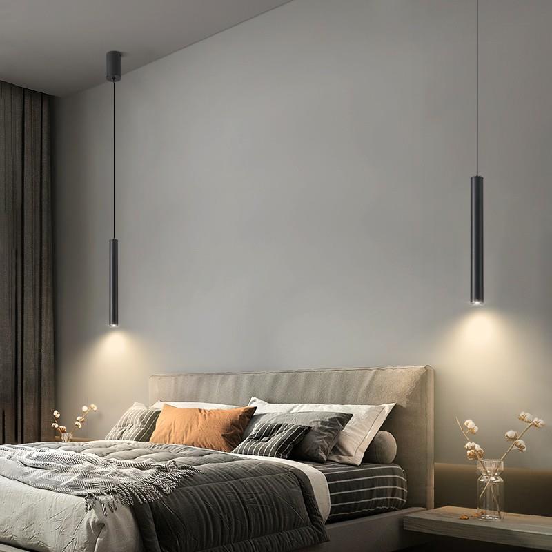 床头灯现灯代约卧简室床438头灯客厅吊背景墙氛围极简吊线小吊灯1