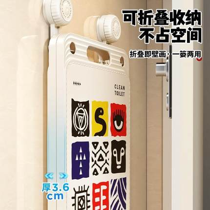 吸盘脏篓家用可折叠脏衣篮篮高颜大容值量洗衣篮收纳衣F99H7H6M服