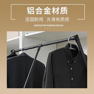 下双G4556拉式挂衣杆缓冲可调节衣通衣间家用拉杆高升柜柜内降帽