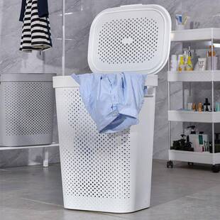 脏衣收服收纳筐筐北欧号衣篓脏衣篮衣盖服io-61523收纳带家用纳娄