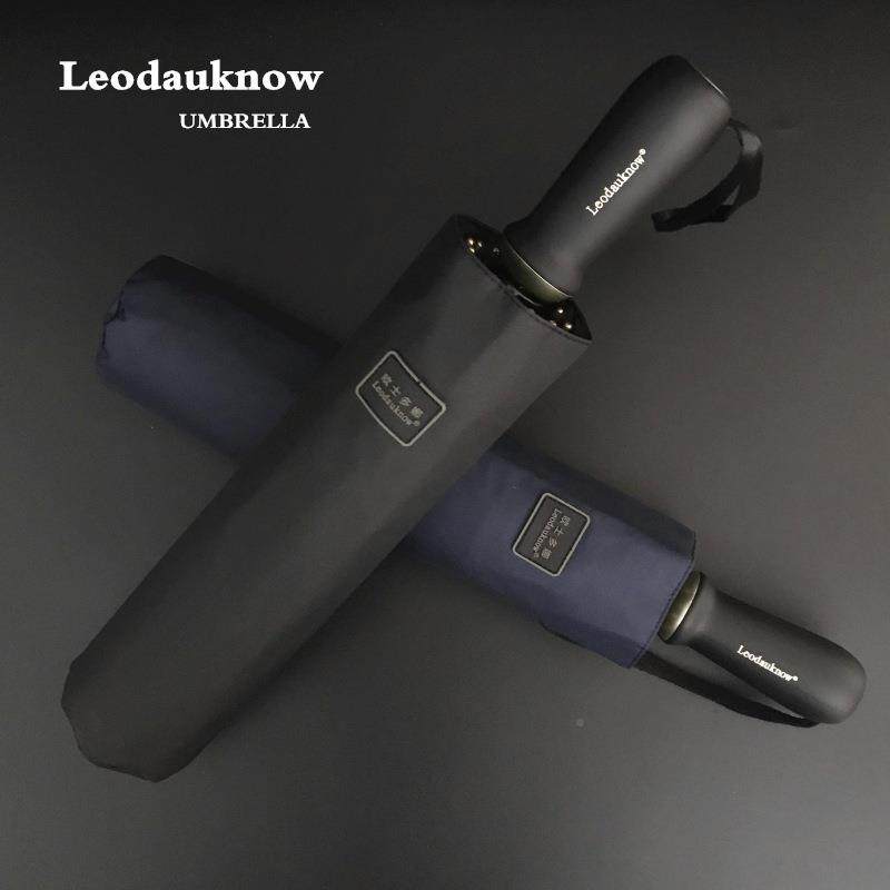欧士多娜雨商1.3米十骨786加固防风三折伞手动晴雨伞2双人折叠务