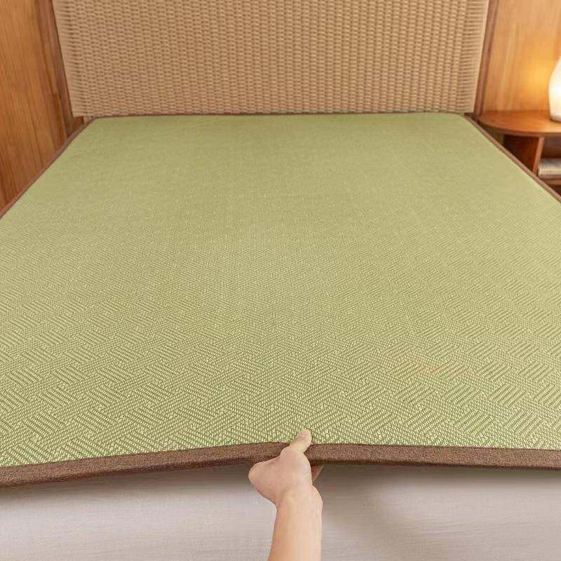 夏369963床凉席高端冰藤席季2025新款冰丝席日式榻米打地铺神榻器