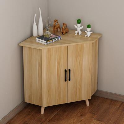 多功三柜转角电视能柜小户型角柜直角XFN墙柜实边木腿拐角储物角