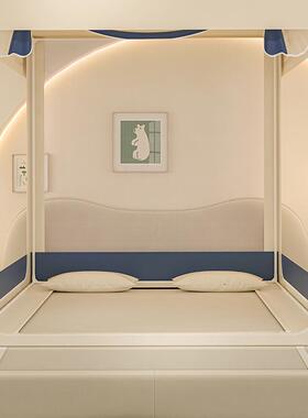 2025新款童防蚊帐摔家用卧室免安儿装蒙古包婴儿防掉床回底SY-202