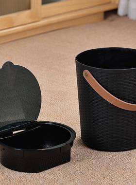 塑道料渣桶茶干湿分离客厅具茶茶叶排茶LAA水桶家用垃圾桶黑色大