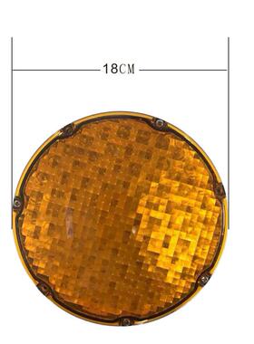 撞车导QKA向牌18M圆灯包车辆C发交光像素通防灯发光桶