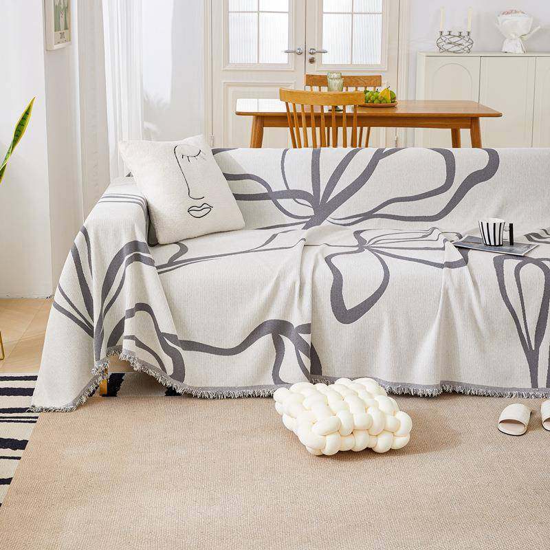 欧北简沙现代花朵发巾全盖布全约包沙发789垫布艺坐垫防滑四季通,居家布艺,沙发套,淘宝优惠券,粉丝福利购,淘宝优惠卷