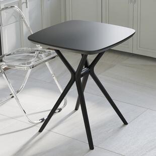 饭北简欧彩茶桌租小桌子家用吃饭餐桌出房小户型方桌客厅约四方桌