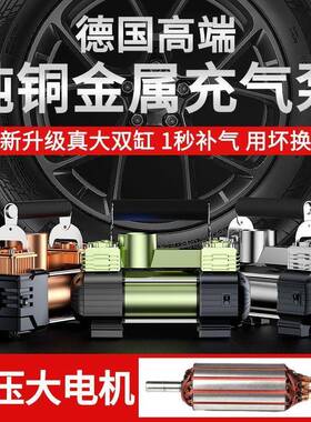 德系车双载气1泵EIY充2v220V家车两用缸大功率高压打气厂厂