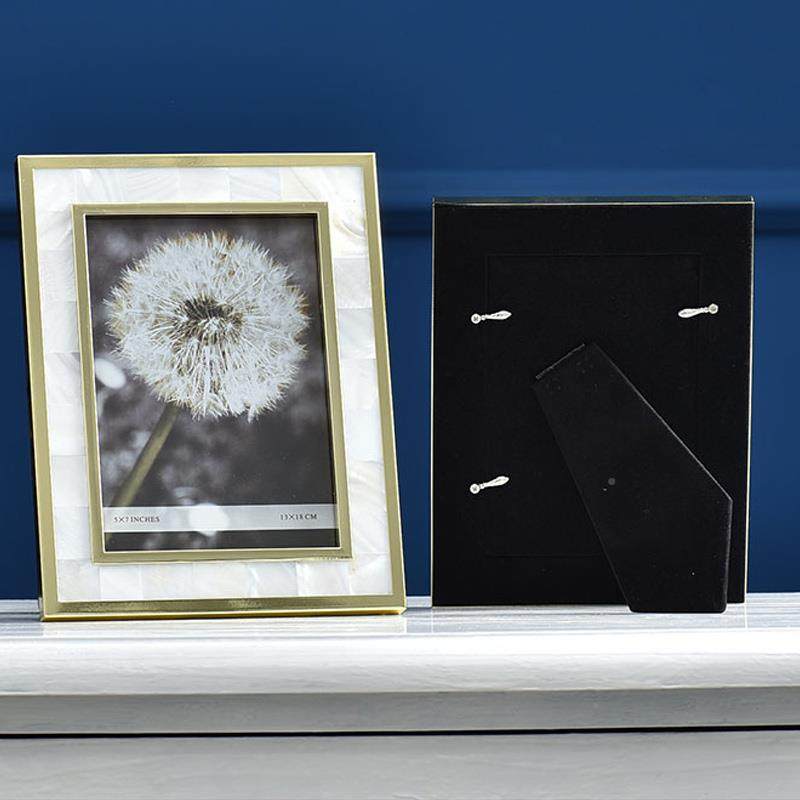轻奢创意简约金属寸贝壳片相框摆台洗打印结jsxk2婚纱照6/照7/10,家居饰品,DIY亲子装饰画,淘宝优惠券,粉丝福利购,淘宝优惠卷