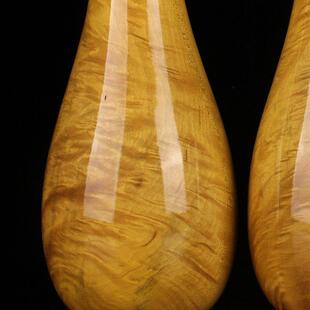 金装丝楠木款艺铭仙苑素面花瓶擦漆一对饰摆件观玉音瓶送礼佳品