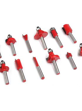 厂家直销1件套木工铣刀刀头套装12件修边机707825工铣刀木刀套头