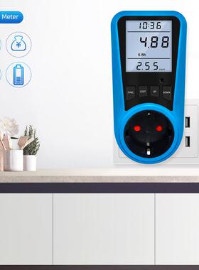 字式电流表交流率电能表时间瓦z特电数能功计AC2DVY30V50H计费器