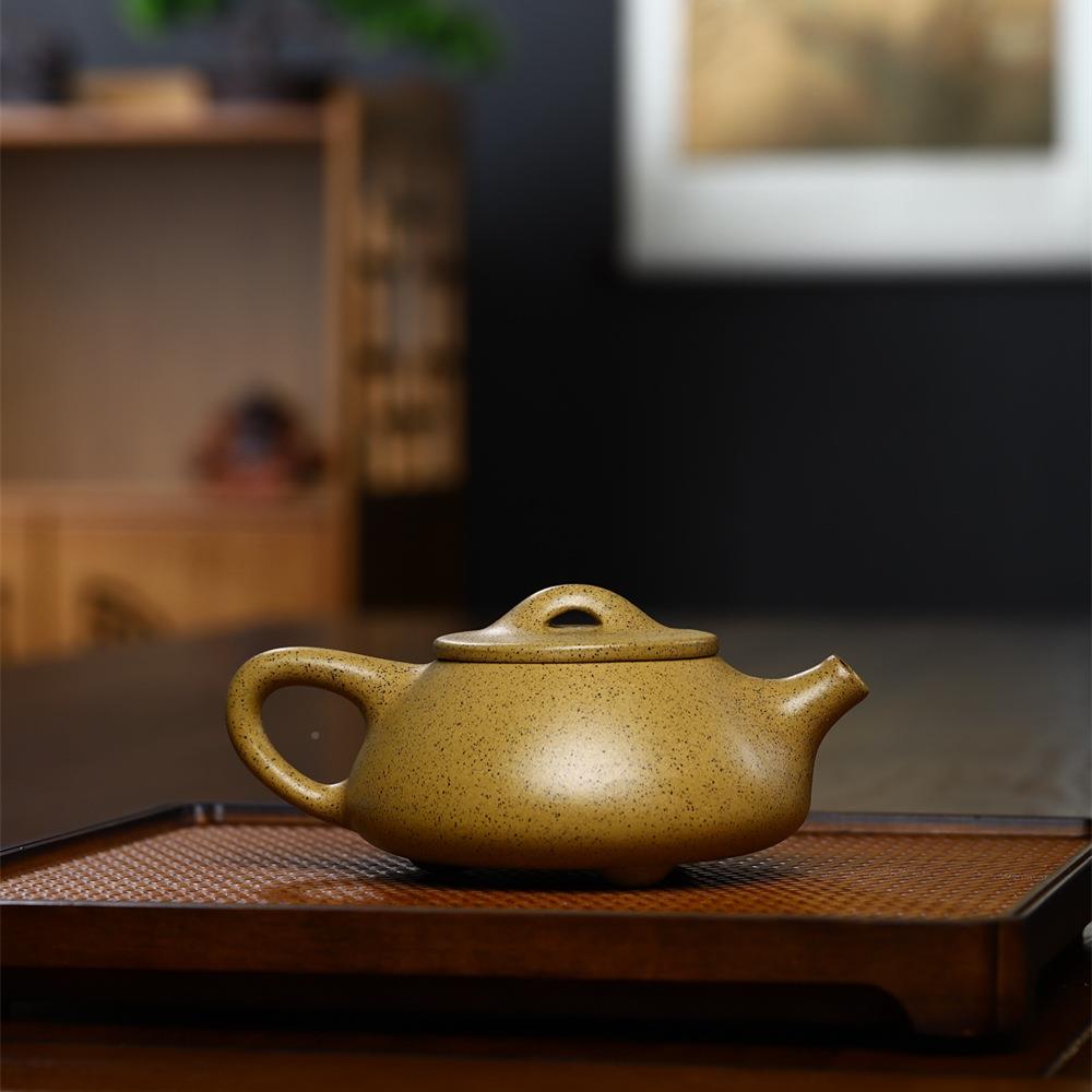 款宜紫砂壶原爆矿芝麻紫砂壶段景州石瓢泥壶兴功夫茶具手工茶壶