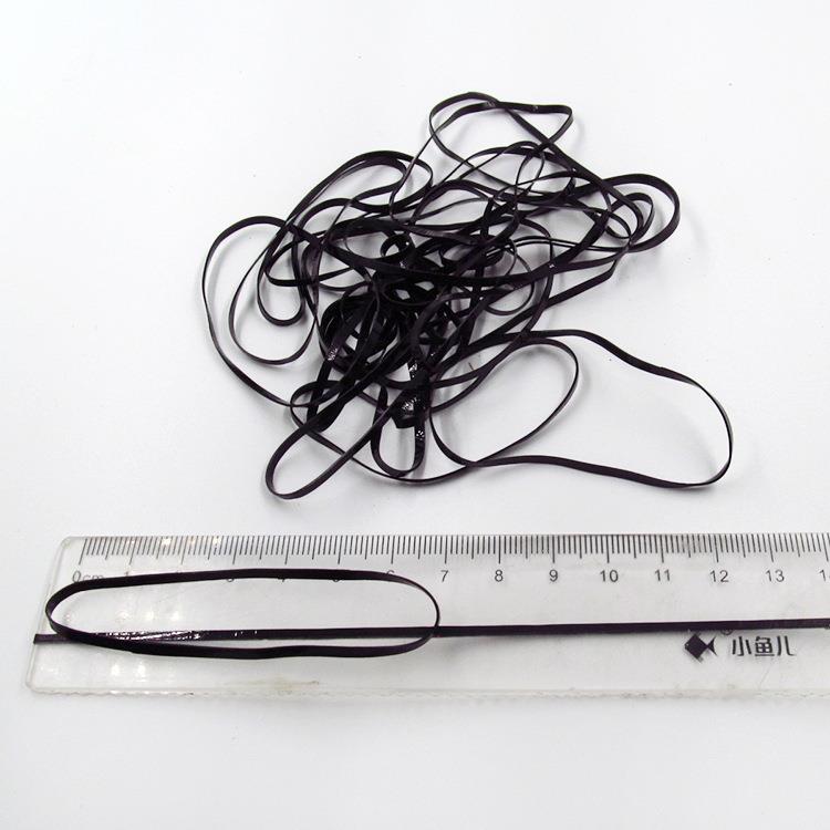 圈橡皮HHX筋黑色耐高温防老化T7PU胶M-B024橡皮筋东莞厂家定