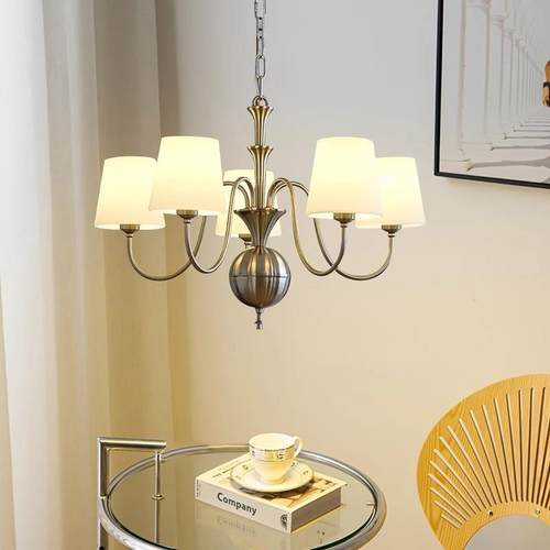 美复古客厅吊级灯中灯古法式餐243厅式主卧室灯民宿艺术高感包豪